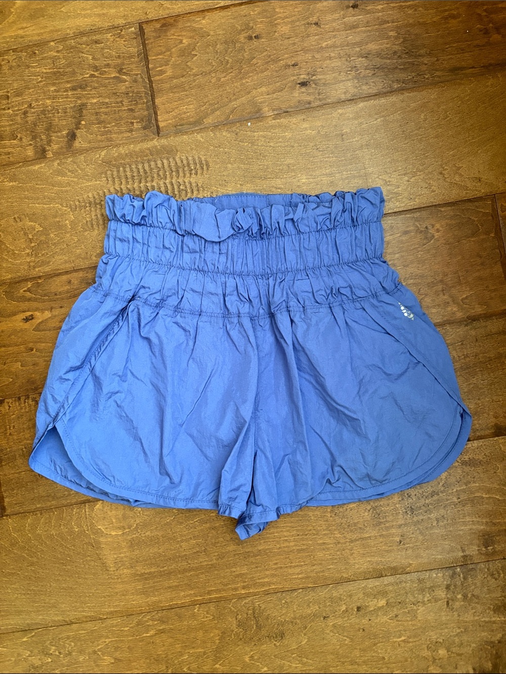 FP Movement by Free People Periwinkle Paperbag Waist Athletic Shorts